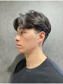 センターパート/ニュアンスパーマ