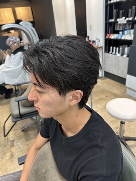 アロー 船橋店(AROH) フェザーショート/ラルフカール/シャドウパーマ/men's/船橋