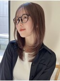 髪質改善トリートメントミルクティーベージュカラーくびれヘア