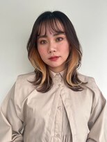 カバーヘア ブリス 北浦和(COVER HAIR bliss) 外国人風イヤリングカラー小顔ハッシュカットp1北浦和10代20代