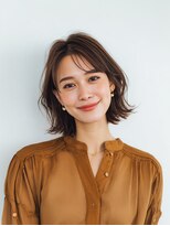 e.m.a プレミアムビューティーサロン 栄駅店(e.m.a PREMIUM BEAUTY SALON)&nbsp;レイヤーカット/イメチェン/外ハネボブ/美髪/ワイドバング/髪型