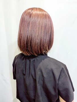 透明感ラベンダーブラウン×艶ボブ【寝屋川市駅／光善寺駅】