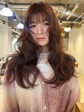 【kacho】ブリーチ無しで明るめピンクブラウン