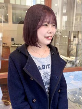 ノイ(noii) ラベンダーブラウン/透明感/ボブ/名古屋/栄/伏見/丸の内