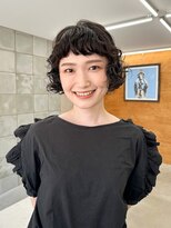 トゥコ(tuco) ボブ くるくる 黒髪 ショートバング