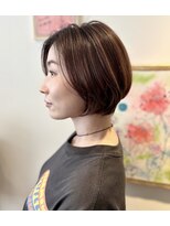 ヘアーエージェ(Hair Etger)&nbsp;ショートボブ/クレージュ