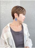 ハンサムショート/丸みショートボブ/20代30代40代50代/顔周り