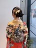 【卒業式♪】袴着付け+ヘアセット《お電話のご予約のみ》早朝可 ¥15400~