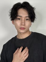 メンズサロン ガウディ 梅田茶屋町店(men's salon Gaudi)&nbsp;メンズカット×ツイストスパイラルパーマ×センターパート
