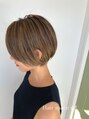 ヘアー スペース オフ(Hair Space Off) 細かいハイライトにアッシュベージュに仕上げました。