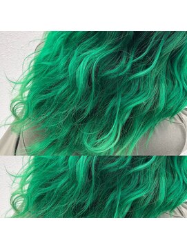 アプリ バイ リアン 浦和(appri by Rien) ゆるふわウェーブ☆グリーンカラー appri藤井