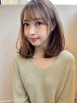 マリアバイアフロート(Maria by AFLOAT) ブランジュスパイラルネイビーカラーフレンチボブ