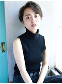 天神【BIRTH】毛先パーマでイメチェン×耳かけショート