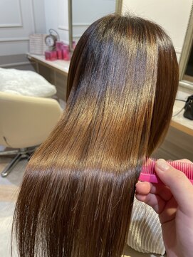 アンド ラ ブランシュ(&.La Blanche) 髪質改善/マロンベージュ/大宮