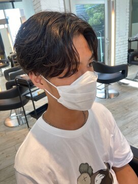 インク サカエ(inq sakae) 韓国マッシュ × センターパート