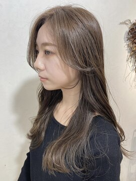 リアン(Lien) アッシュベージュ/ロング/巻き髪/MARINA