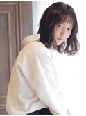透け感抜群！小顔ミディアム[西宮北口/門戸厄神]