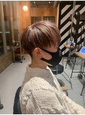 刈り上げマッシュ マッシュショート  韓国風 ハンサムショート