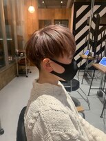 シカ 神戸三宮元町店(Cica)&nbsp;刈り上げマッシュ マッシュショート  韓国風 ハンサムショート