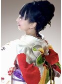 夜会巻きアレンジ