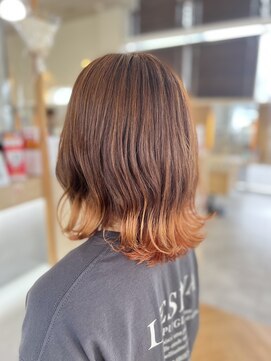 サムソンアンドデリラ 江南店 インナーカラー