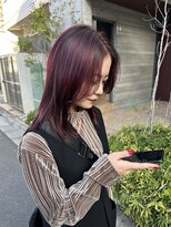 ソルトウォーター(SALT WATER) カシスレッド 顔まわりレイヤー