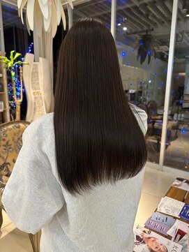 オブジェ シエル(obje't ciel) 【obje't ciel】艶髪ストレート/ダークブラウン【山口紗季】