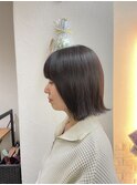切りっぱなしボブ