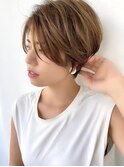 ハンサムショートxハイトーンx前下がり