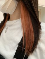 バズ(BUZZ) インナーカラー×オレンジ*BUZZ岡本