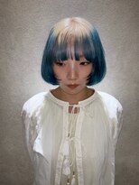 ベル(BEL)&nbsp;【デザインカラー】ルーツカラー×ホワイト×ブルー