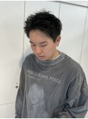 ダークアッシュ/スパイキーショート/ナチュラルヘア