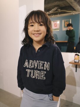 ヨー(Yoh-) 【キッズカット/阿部達哉】キッズパーマ/メンズロング