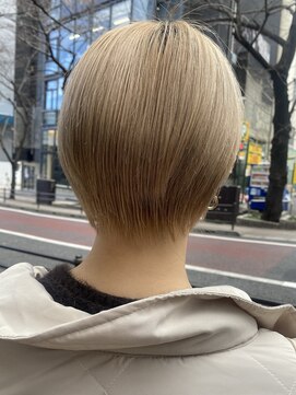 エトラ 渋谷店(etora) ブロンド　丸みショート