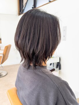 ニュイ(nui.) シルエットがキレイなショートの縮毛矯正/ネオメテオストレート