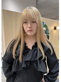 ホワイトブロンドハイトーンウルフレイヤーケアブリーチ渋谷駅