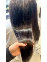 スタイル 横浜(STYLE)&nbsp;横浜エクステンション/黒髪ロング/インナーピンク/長さだし