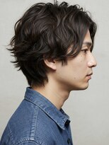 フイ 横浜センター北店(Hui)&nbsp;フェザーパーマ/グレーブルーカラー/刈り上げショートパンク