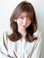 アフロートフクオカ(AFLOAT FUKUOKA) 【福岡初出店★AFLOAT 福岡】小顔前髪あり くびれレイヤーカット