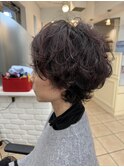 くせ毛でパーマ風ショート