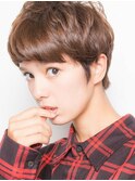 マッシュヘア くせ毛ショート 大人ボブ【モテナ 豊田 浄水】