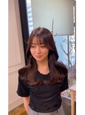 韓国レイヤーくびれ巻きヨシンモリワンホンヘア