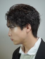 レタッチ バイ フィフス 天神大名(RETOUCH by fifth)&nbsp;福岡天神メンズフェザーパーマフェザーショートスパイラルパーマ