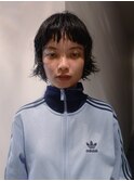 オン眉/ボブパーマ