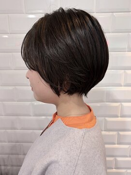 丸みショートボブ【ショートショートボブレイヤー】