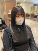 パツっとレイヤー　姫カット　レイヤーカット　髪質改善