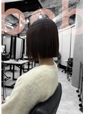 髪質改善縮毛矯正×切りっぱなしbob【田野剛大】梅田