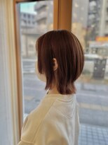 ジプソ(Gypso Hair salon)&nbsp;【 ウルフ × オレンジブラウン 】