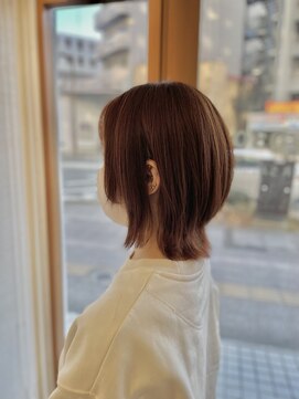 ジプソ(Gypso Hair salon) 【 ウルフ × オレンジブラウン 】