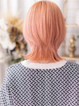 カバーヘア ブリス 北浦和(COVER HAIR bliss) アプリコットオレンジハイレイヤーウルフカットA8北浦和10代20代